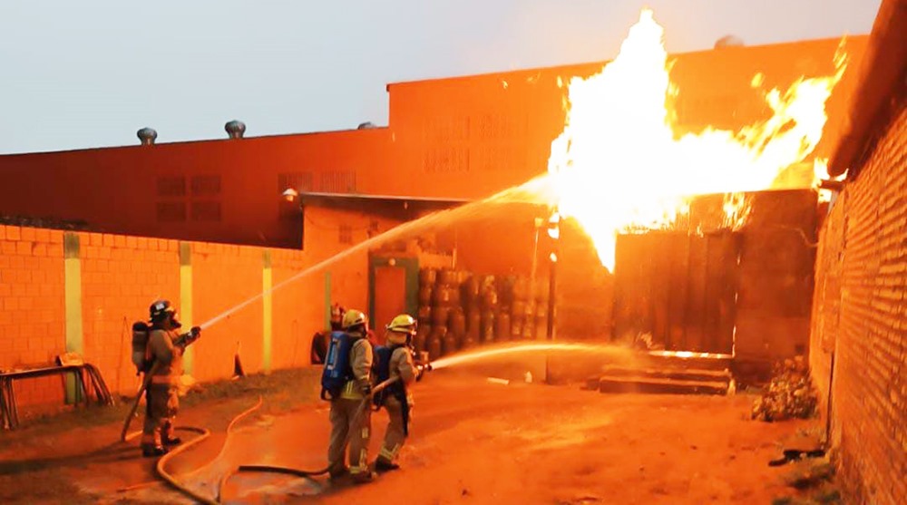 garrafa gas caacupé explosión